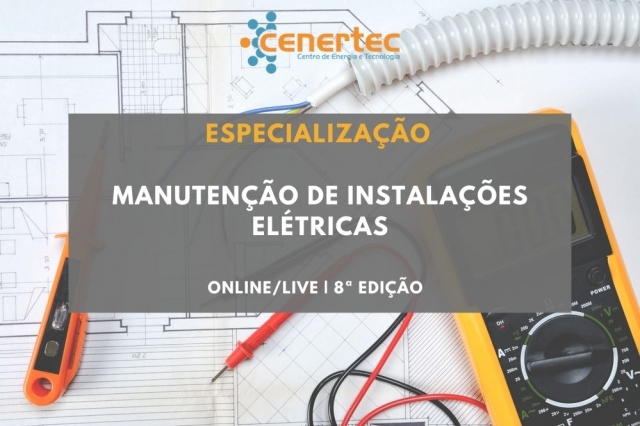 Especialização Manutenção de Instalações Elétricas - 8ª edição - Online/Live