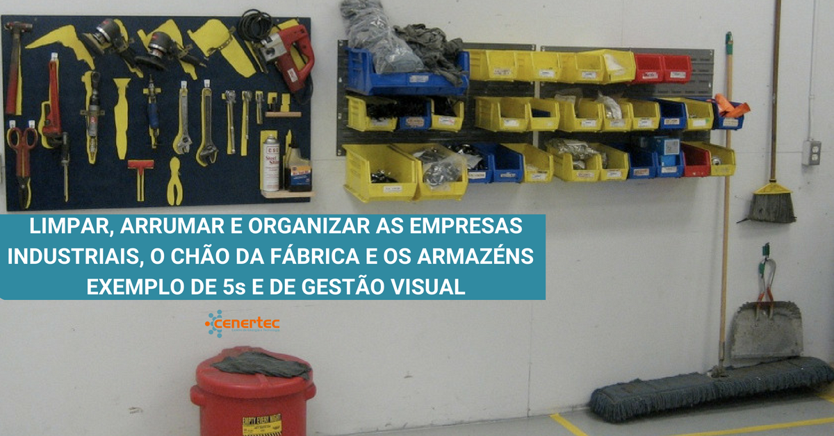 Limpar, Arrumar e Organizar as Empresas Industriais, o chão da Fábrica e os Armazéns - exemplos de 5´s e de gestão visual (Seminário)